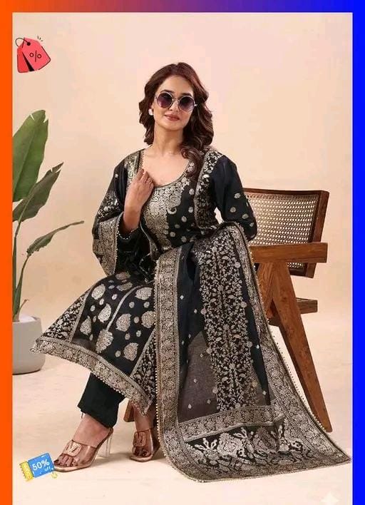 Unstitched suit material for women