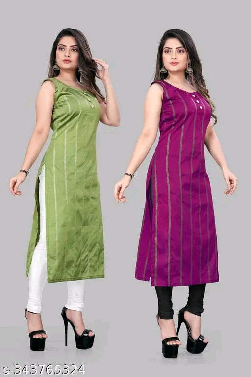 Trendy women silk kurti