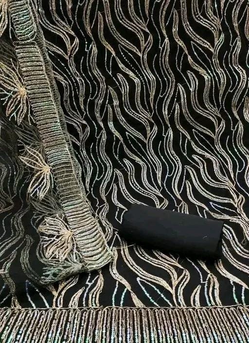 Party wear jaipuri designs black colour ne suit