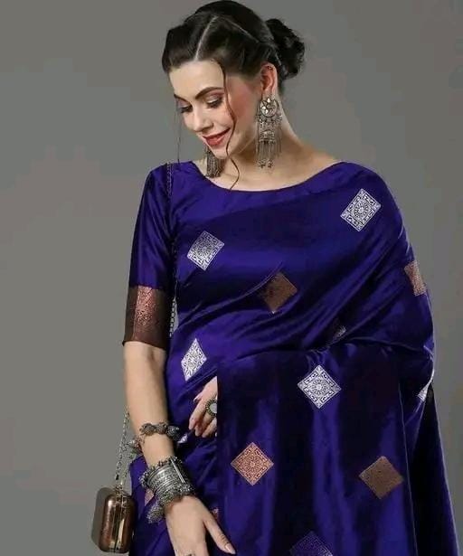 New banarasi silk saree for women