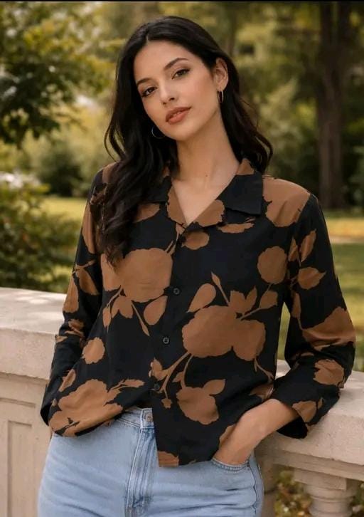 Black and brown ladies shirts