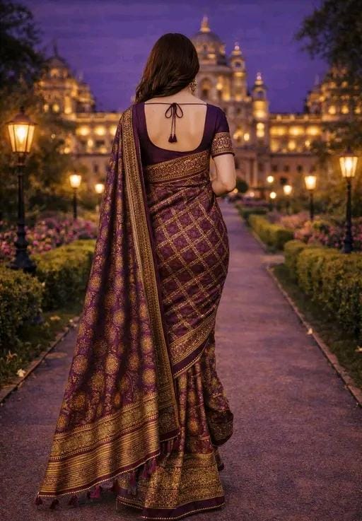 Print kota doriyablocked printed saree for women