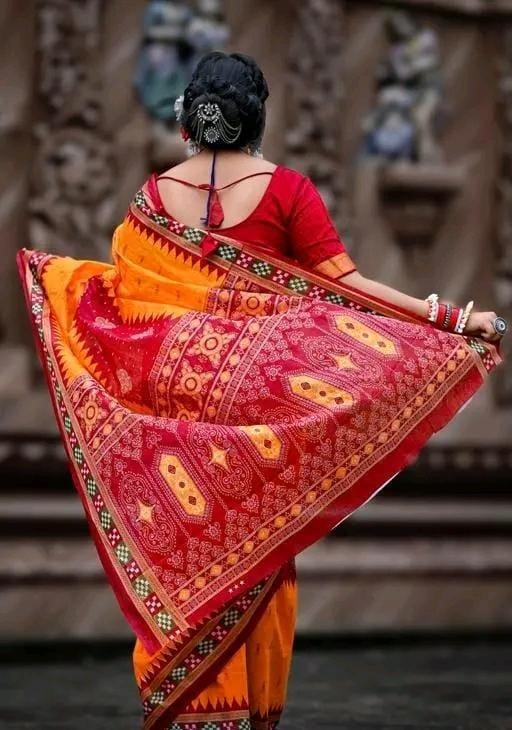 Odisha fancy printed cotton saree