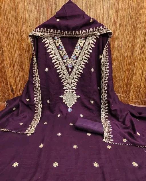 Women's yellow vichitra silk dress materian