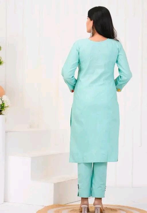 Women embroidery kurta set