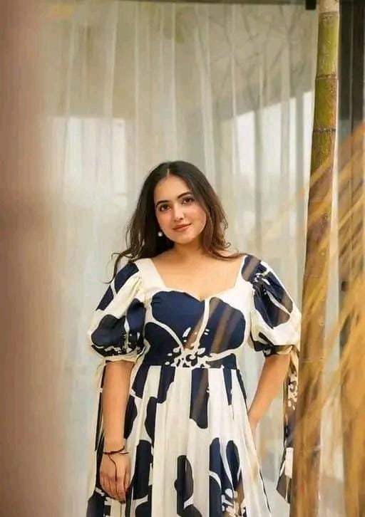 Printed maxi dress