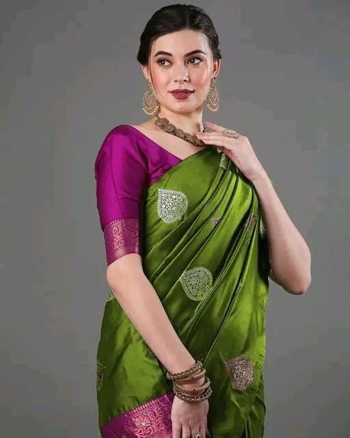 Women fancy jacquard saree