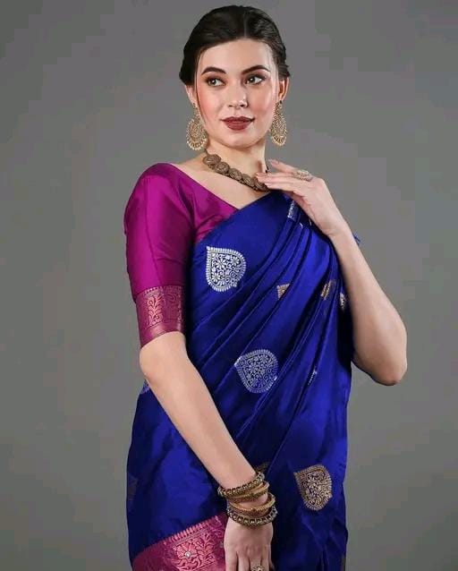 Women fancy jacquard saree