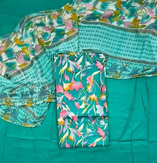 Women's letest cotton sulit and dress material