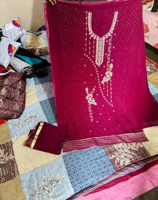 Women fancy suit dupatta and salwar