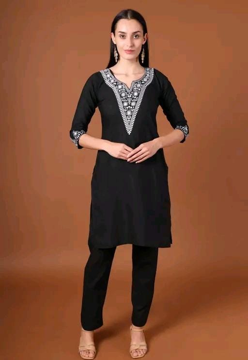 Cottan kurta pant set for women