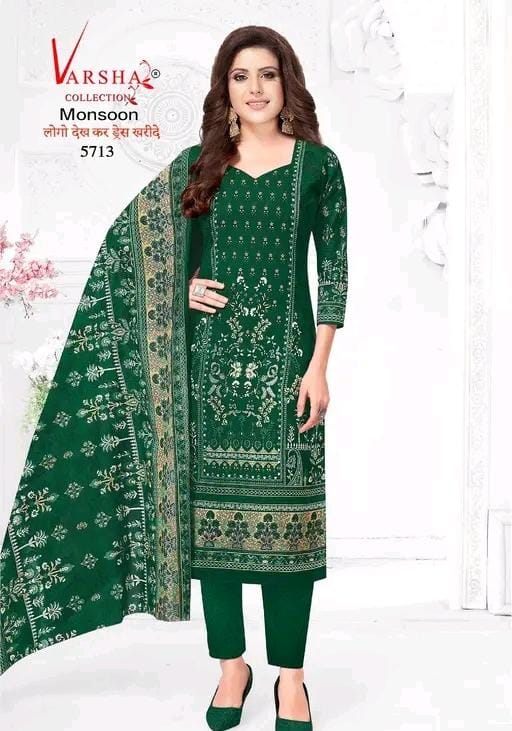 Women crepe fabric frech salwar suit