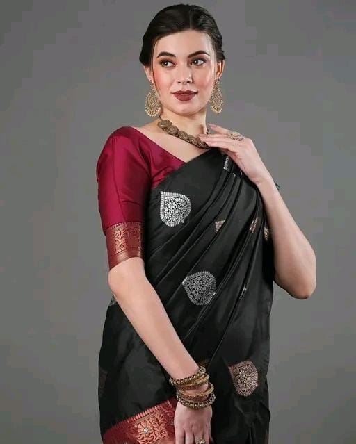 Women fancy jacquard saree