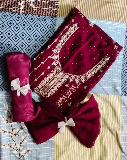 Women fancy suit dupatta and salwar