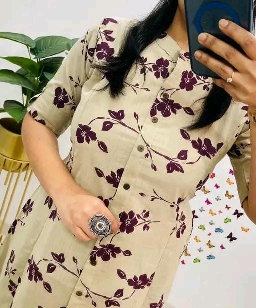 Riwaayat couture floral printed multicolor kurta set for women