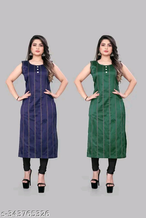 Trendy women silk kurti