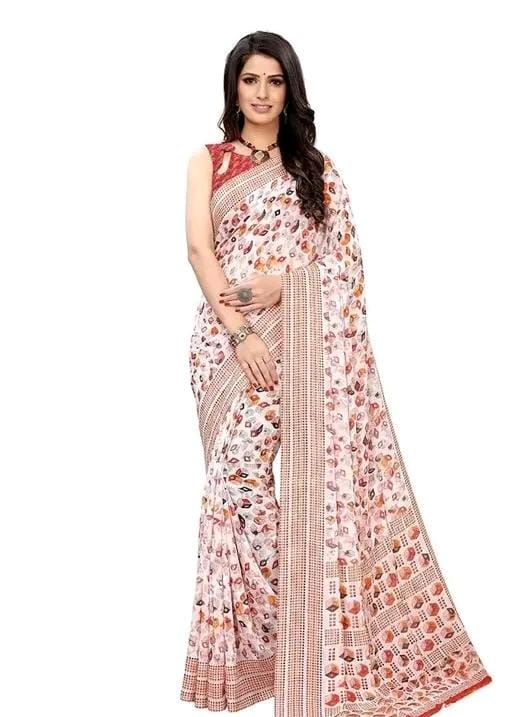 Pack of -2best daily wear georgette printed saree